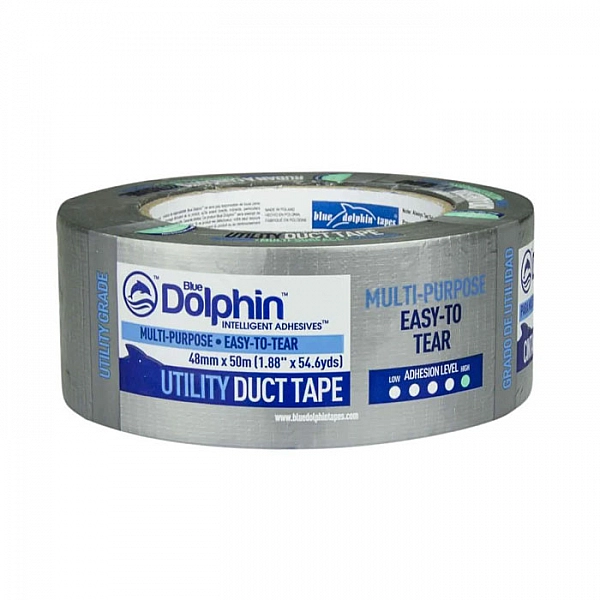 Лента армированная Blue Dolphin Duct Standart 48 мм*50 м универсальная