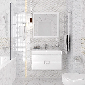 Декор Laparet Camelot Tact OSB15460125 200*600 мм белый. Изображение - 1