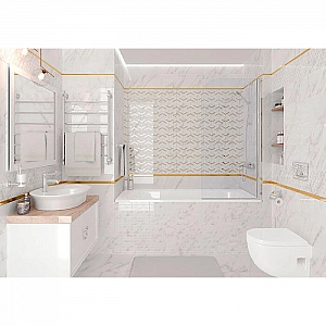 Плитка Laparet Camelot 60125 200*600 мм белый. Изображение - 1