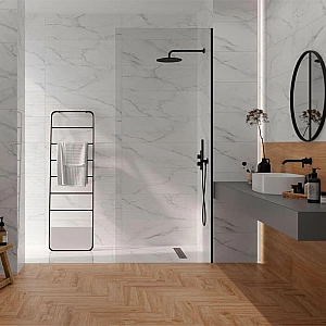 Плитка Gracia Ceramica Marble wall 02 300*900 мм glossy white. Изображение - 3