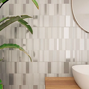 Декор Gracia Ceramica Industry decor 01 300*500 мм white. Изображение - 1