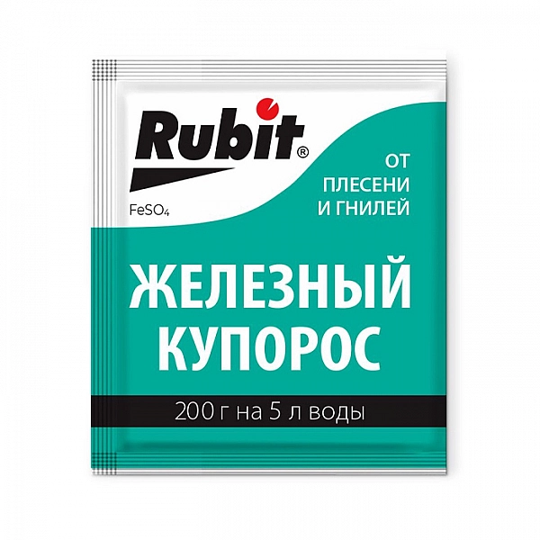 Железный купорос Rubit от плесени и гнилей 200 г