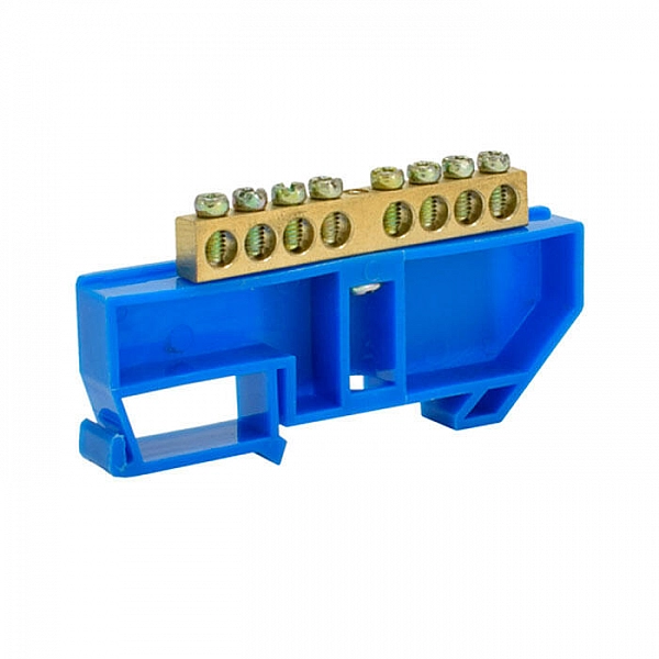 Шина N ноль ETP 68108 на DIN-изолятор 6*9D81 НШИ-6*9-8Д-С