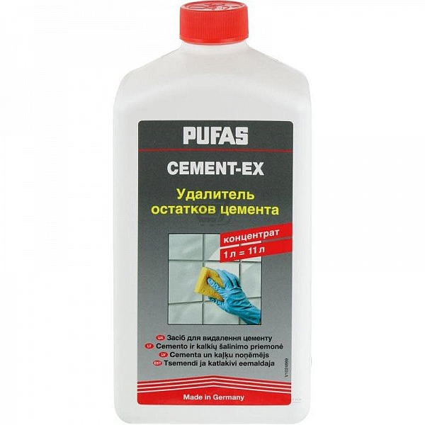 Удалитель остатков цемента Pufas Cement-Ex 1 л