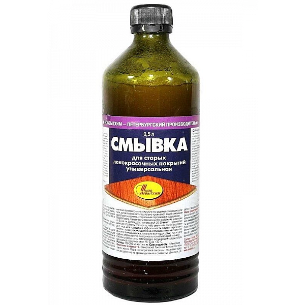 Смывка для удаления старых лакокрасочных покрытий Новбытхим 0.5 л