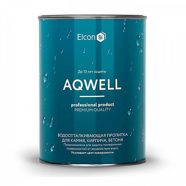 Гидрофобизатор кремнийорганический Elcon Aqwell 0.9 л