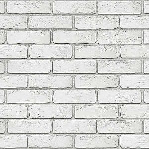 Декоративный гипсовый камень Stone Mill Кирпич Шамотный 0300 белый