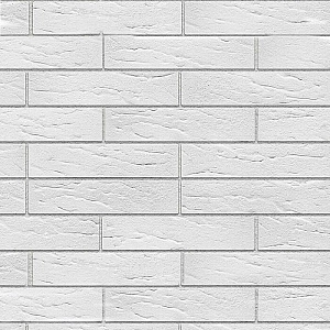 Декоративный гипсовый камень Stone Mill Кирпич Классический 0500 белый