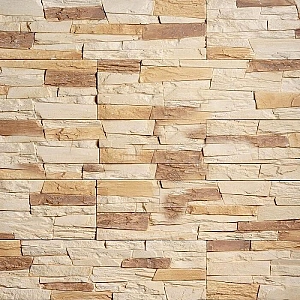 Декоративный гипсовый камень Stone Mill Сланец Каспровый 2501 слоновая кость