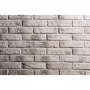 Декоративный камень РуБелЭко Кирпич Римский КР-013 белый с тонировкой