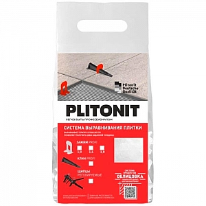 Система выравнивания плитки Plitonit Зажим SVP-PROFI 1.4 мм 100 шт. Изображение - 1