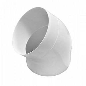 Колено ERA 12.5ККП45 45° D125 мм круглое