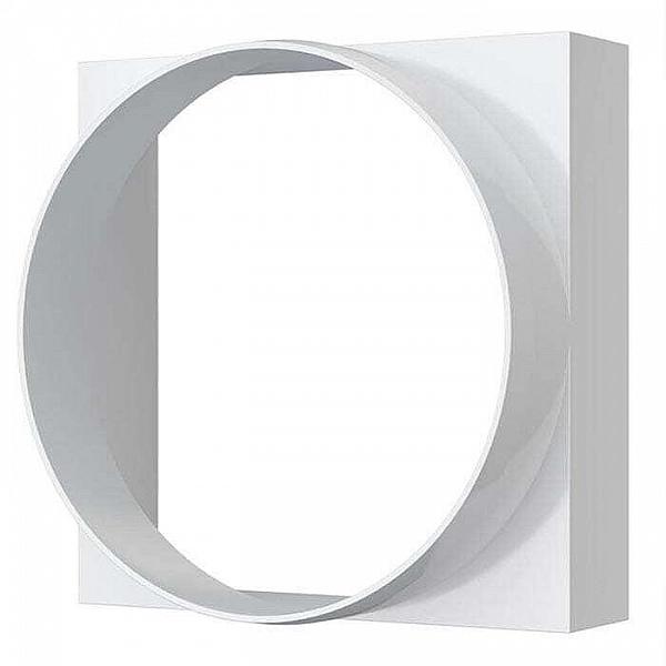 Соединитель ЭРА 10КВ квадрата 100*100 мм с воздуховодом D100 мм