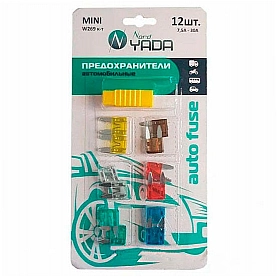 Предохранители флажковые Nord YADA Mini W269 с пинцетом набор 12 шт