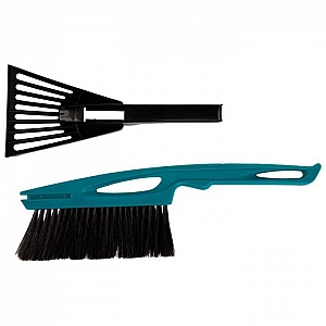 Щетка-сметка для снега Sparta 552955 со скребком бирюзовая 400 мм. Изображение - 3
