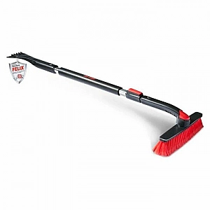 Щетка для уборки снега Felix телескопическая поворотная со скребком