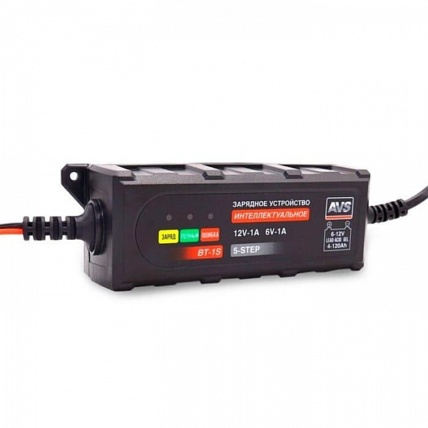 Автомобильное зарядное устройство AVS BT-1S для аккумулятора