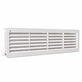 Вентиляционная решетка ERA 4513ДП 130*450 мм дверная белый