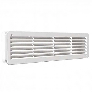 Вентиляционная решетка ERA 4513ДП 130*450 мм дверная белый