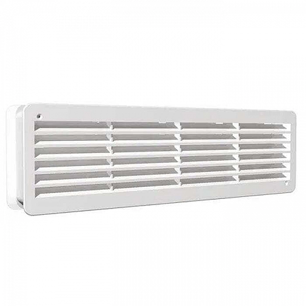 Вентиляционная решетка ERA 4513ДП 130*450 мм дверная белый