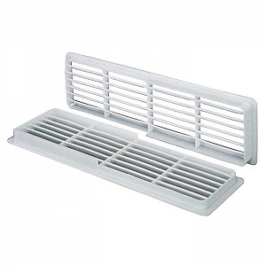 Вентиляционная решетка ERA 4513ДП 130*450 мм дверная белый. Изображение - 1