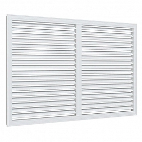 Вентиляционная решетка ERA П6090Р 600*900 мм радиаторная белая