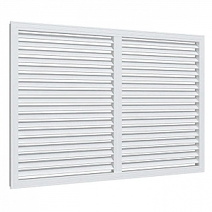 Вентиляционная решетка ERA П6090Р 600*900 мм радиаторная белая