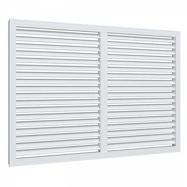 Вентиляционная решетка ERA П6090Р 600*900 мм радиаторная белая
