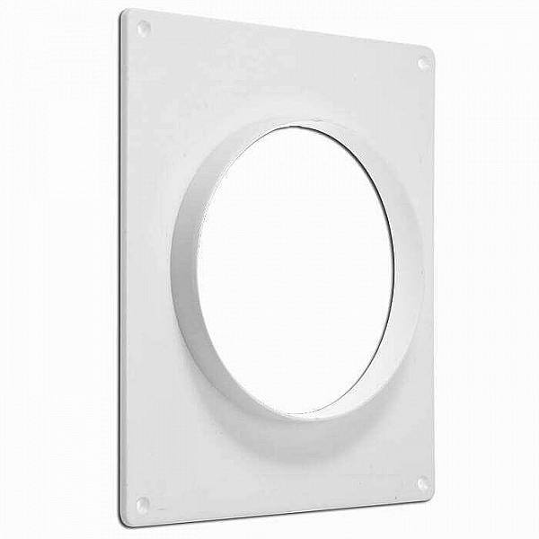 Площадка торцевая ЭРА 150ПТП 180*250 мм фланец D150 мм пластиковая