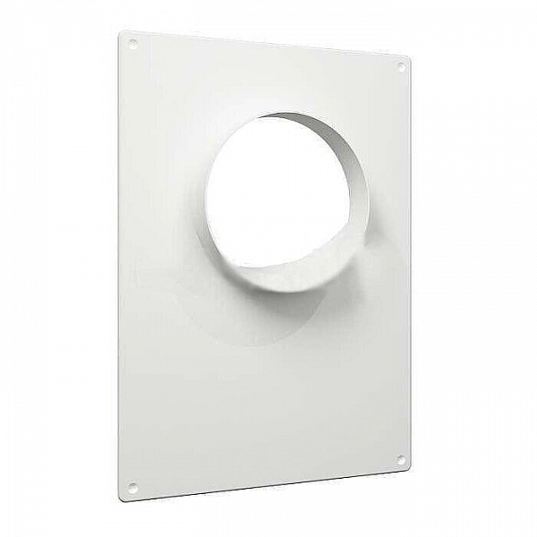 Площадка торцевая ERA 125ПТП 180*250 мм фланец D125 мм пластиковая