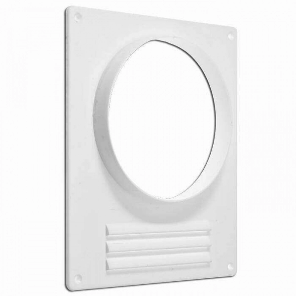 Площадка торцевая ERA 150ПТПР 180*250 мм фланец D150 мм пластиковая с решёткой