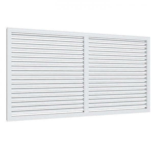 Вентиляционная решетка ERA П60120Р 600*1200 мм радиаторная белая