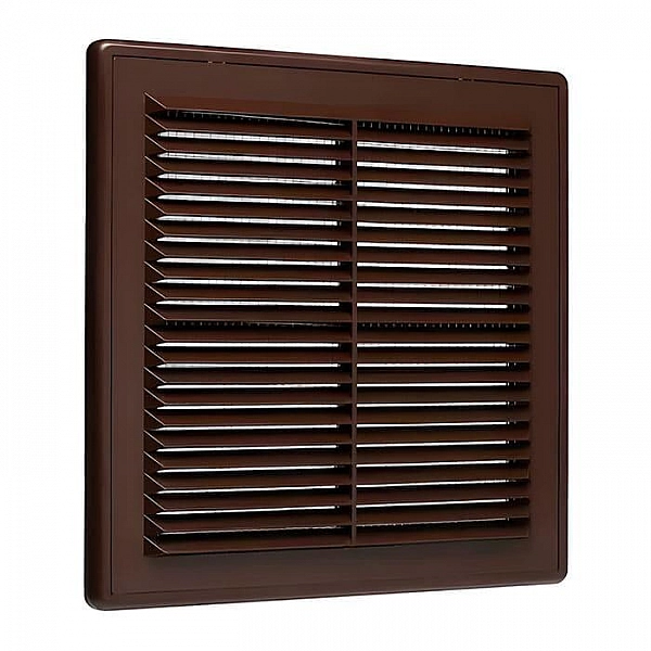 Вентиляционная решетка Storm 210*210 мм коричневая