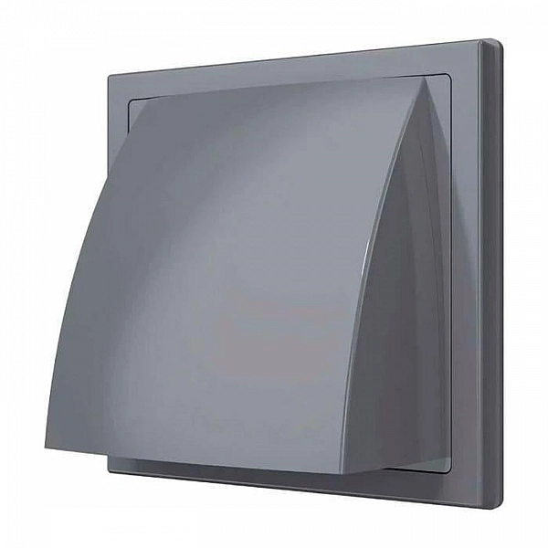 Выход стенной вентиляционный Семь ветров 1515ВСК 155*155 мм 100 мм графит