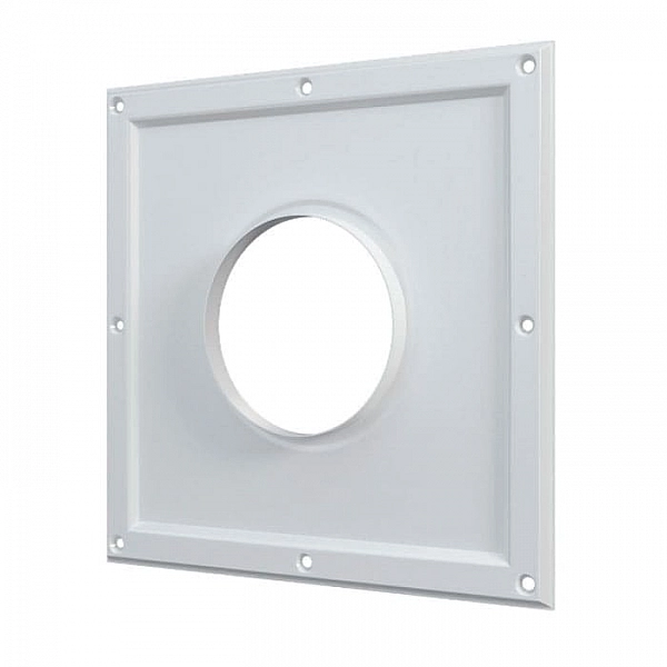 Площадка торцевая ERA 300*300 мм фланец D130 мм металлическая