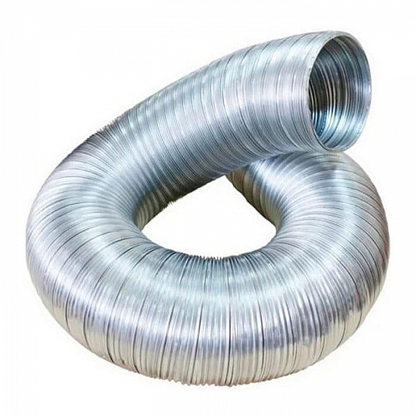 Воздуховод алюминиевый гофрированный ERA 12.5ВА 125 мм 1.5 м