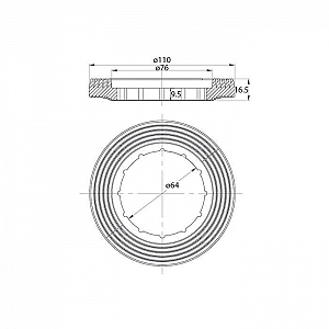 Арматура смывная Iddis Optima Home F012400-0004 1-уровневая нижний подвод тип А. Изображение - 3