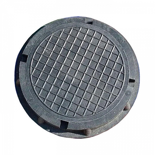 Люк Standartpark Л9 35285-10 450*60 мм полимерно-композитный садовый круглый малый черный