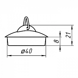 Пробка для умывальника Анипласт М400 1 1/4