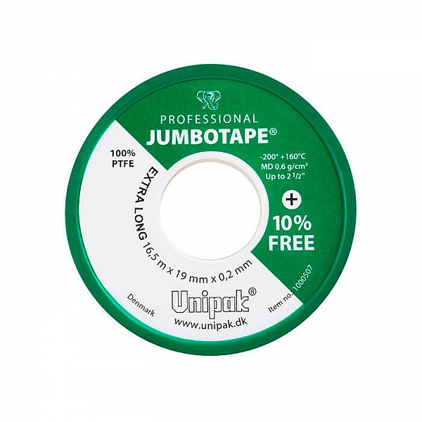 Фум-лента Unipak Jumbotape 1000557 11 м*19 мм*0.2 мм