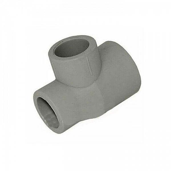 Тройник PP-R переходной Valfex Дн 32*25*32 серый