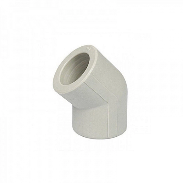 Угольник PP-R Valfex 10107025Г Дн 25*45 серый