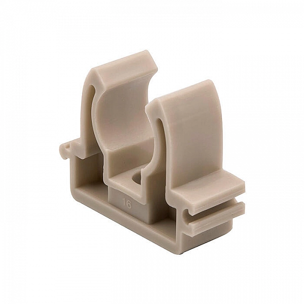 Фиксатор для трубы 20 PP-R EVER plast серый