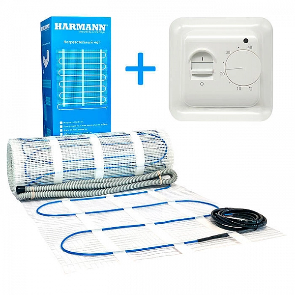 Мат нагревательный Harmann W160-050 с терморегулятором MST-1