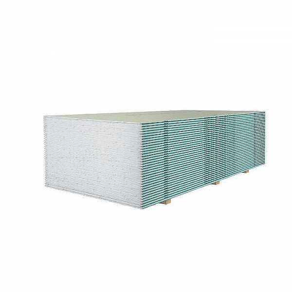 Гипсокартон Knauf ГСП Н3 (Н2) ПЛУК влагостойкий 2500*1200*12.5 мм