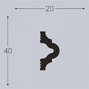 Молдинг Bello-Deco М 12 40*20 мм. Изображение - 1