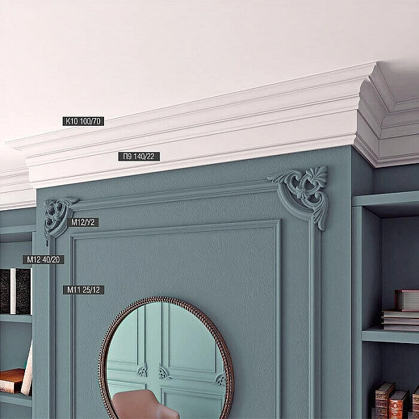 Молдинг Bello-Deco М 12 40*20 мм