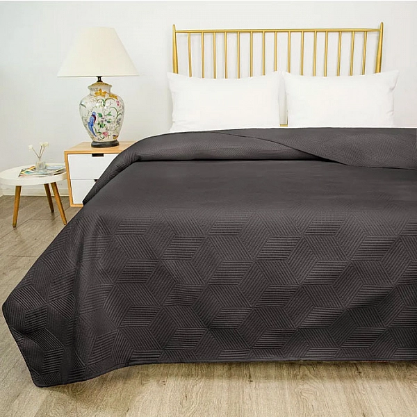 Покрывало Matex Decorative Cover Cubic 65-159 темно-серый 220*240 см