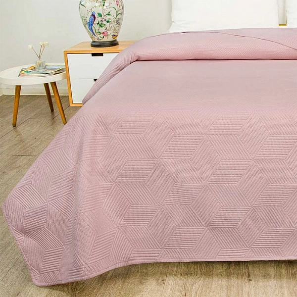 Покрывало Matex Decorative Cover Cubic 65-333 розовый 200*220 см