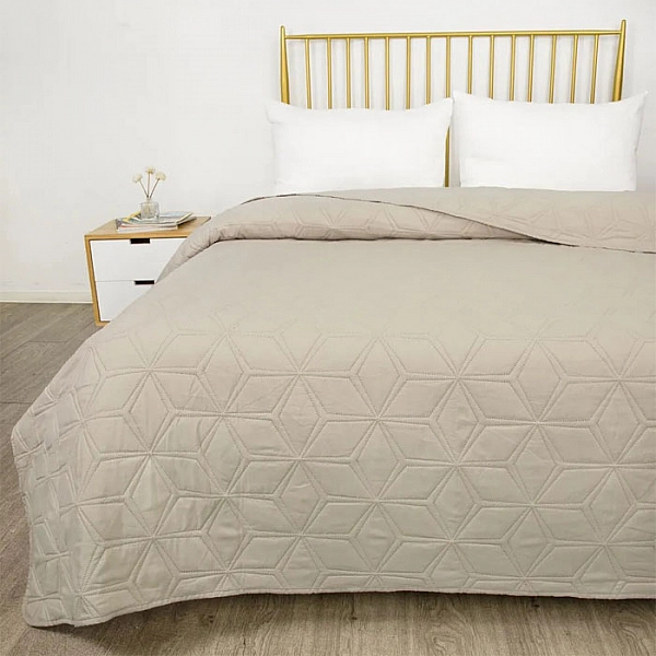 Покрывало Matex Decorative Cover Flower 62-837 бежевый 200*220 см